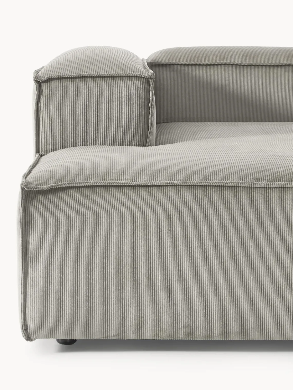 Westwing Collection Sofá rinconera modular de pana Lennon^ Sofás