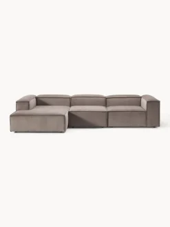 Westwing Collection Sofá rinconera modular de pana Lennon