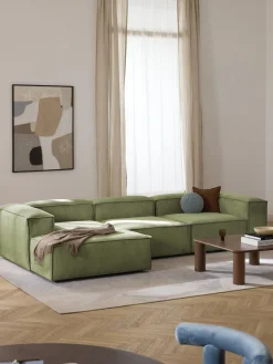 Westwing Collection Sofá rinconera modular de pana Lennon^ Sofás