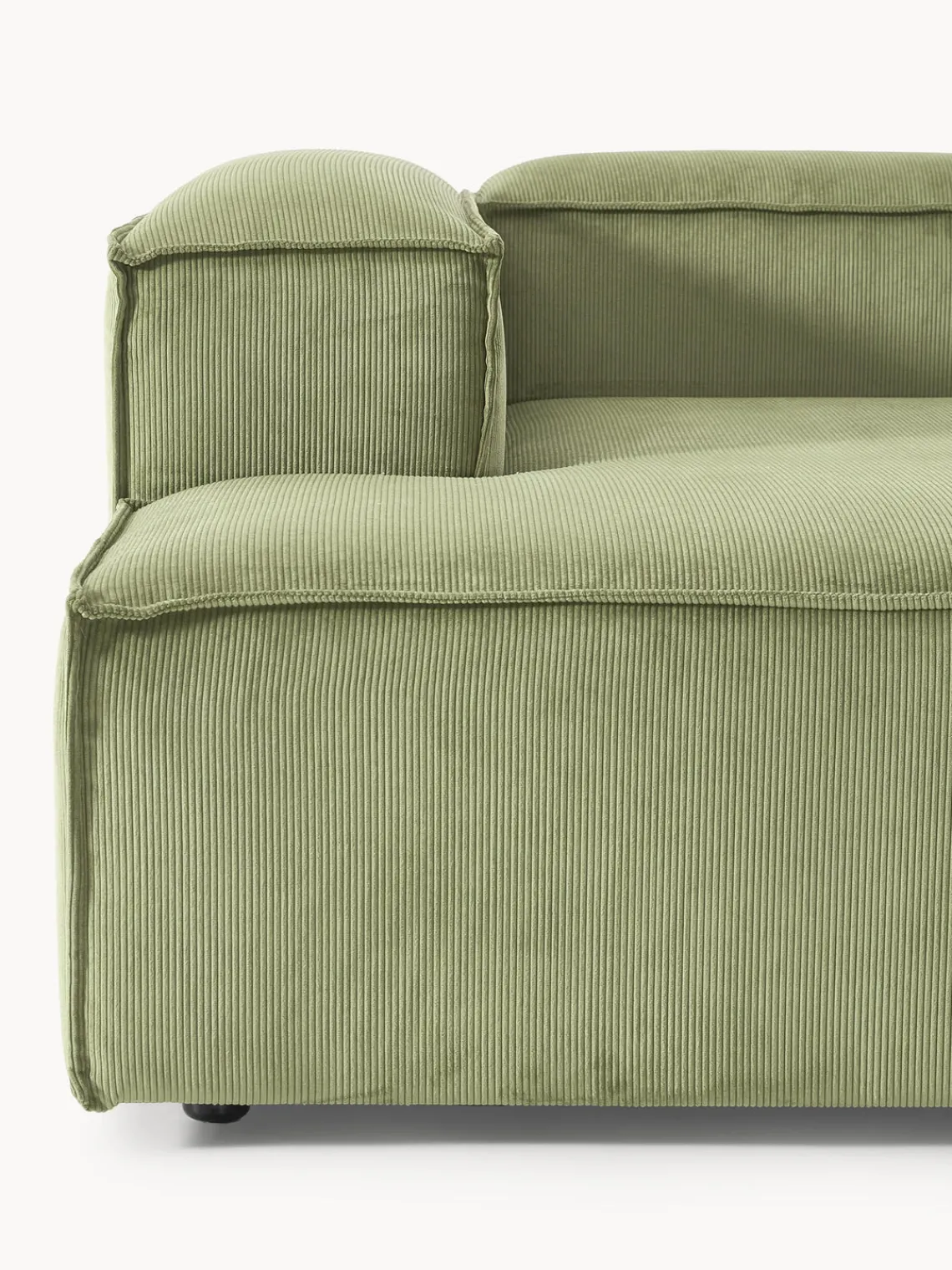 Westwing Collection Sofá rinconera modular de pana Lennon^ Sofás