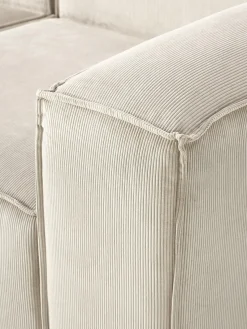 Westwing Collection Sofá rinconera modular de pana Lennon (4 plazas)^ Sofás 4 Plazas