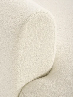 Westwing Collection Sofá rinconera modular de borreguillo Sofia (4 plazas)