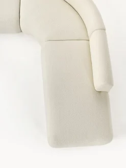 Westwing Collection Sofá rinconera modular de borreguillo Sofia (4 plazas)