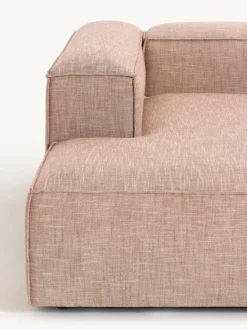 Westwing Collection Sofá rinconera modular de mezcla de lino Lennon