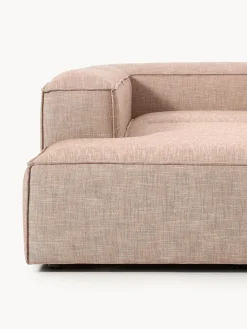 Westwing Collection Sofá rinconera modular de mezcla de lino Lennon