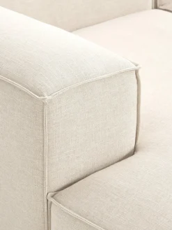 Westwing Collection Sofá rinconera modular de mezcla de lino Lennon^ Sofás