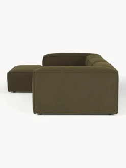 Westwing Collection Sofá rinconera modular en tejido bouclé Lennon