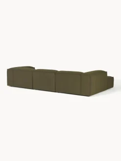 Westwing Collection Sofá rinconera modular en tejido bouclé Lennon