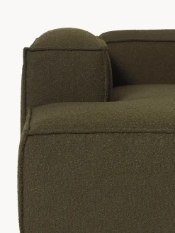 Westwing Collection Sofá rinconera modular en tejido bouclé Lennon