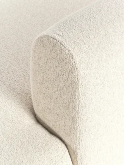 Westwing Collection Sofá rinconera modular en tejido bouclé Sofia (4 plazas)