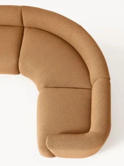 Westwing Collection Sofá rinconera modular en tejido bouclé Sofia