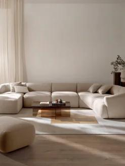 Westwing Collection Sofá rinconera modular en tejido bouclé Sofia^ Sofás Rinconeras|Sofás