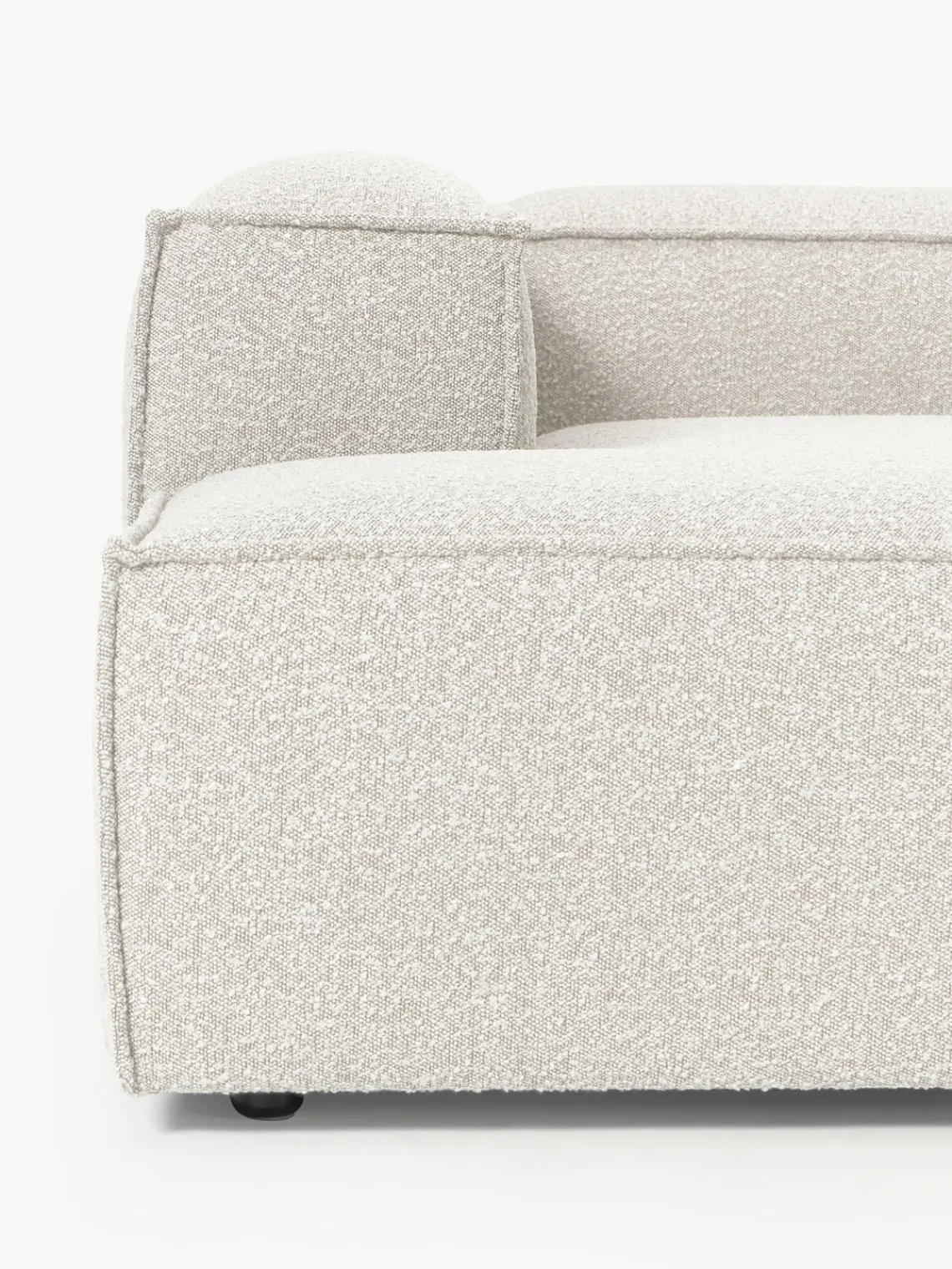 Westwing Collection Sofá rinconera modular en tejido bouclé Lennon^ Sofás