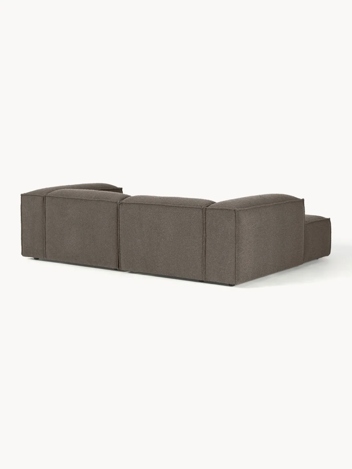 Westwing Collection Sofá rinconera modular en tejido bouclé Lennon^ Sofás