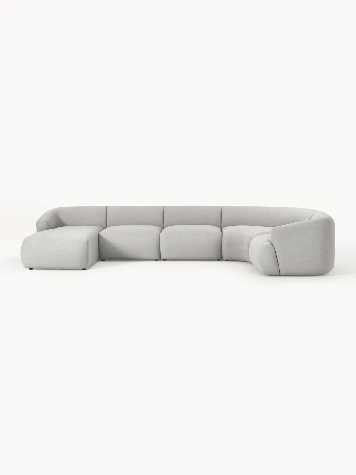 Westwing Collection Sofá rinconera modular en tejido bouclé Sofia^ Sofás Rinconeras|Sofás
