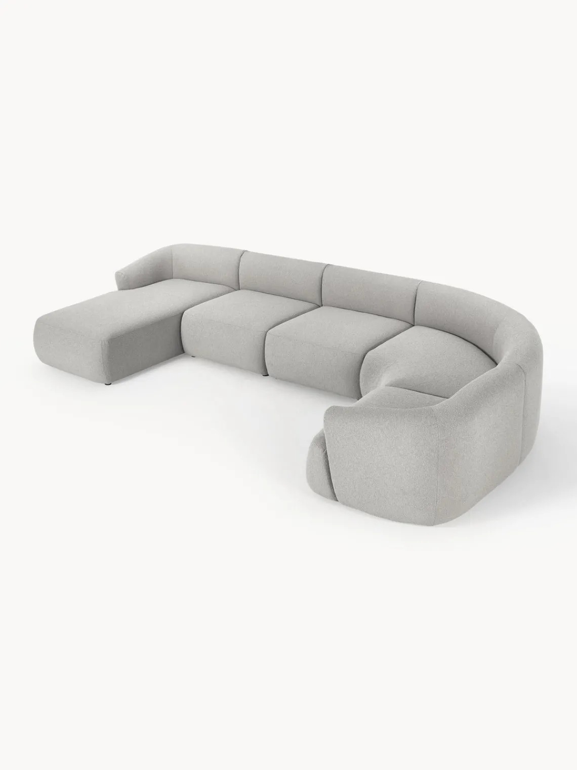 Westwing Collection Sofá rinconera modular en tejido bouclé Sofia^ Sofás Rinconeras|Sofás