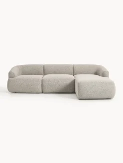 Westwing Collection Sofá rinconera modular en tejido bouclé Sofia (3 plazas)^ Sofás Rinconeras|Sofás