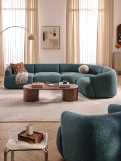 Westwing Collection Sofá rinconera modular en tejido bouclé Sofia (4 plazas)^ Sofás Rinconeras|Sofás