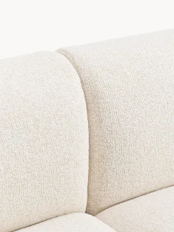 Westwing Collection Sofá rinconera modular en tejido bouclé Sofia (4 plazas)