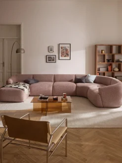 Westwing Collection Sofá rinconera modular en tejido bouclé Sofia^ Sofás Rinconeras|Sofás