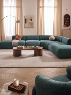 Westwing Collection Sofá rinconera modular en tejido bouclé Sofia (4 plazas)^ Sofás Rinconeras|Sofás