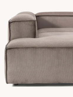 Westwing Collection Sofá rinconera modular grande de pana Lennon^ Sofás