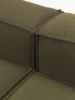 Westwing Collection Sofá rinconera modular grande en tejido bouclé Lennon^ Sofás