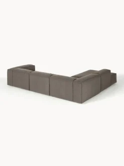 Westwing Collection Sofá rinconera modular grande en tejido bouclé Lennon^ Sofás