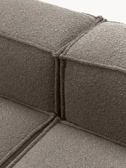 Westwing Collection Sofá rinconera modular grande en tejido bouclé Lennon^ Sofás