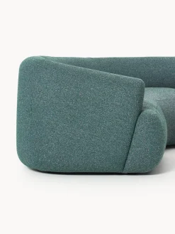 Westwing Collection Sofá rinconera modular grande en tejido bouclé Sofia^ Sofás 4 Plazas