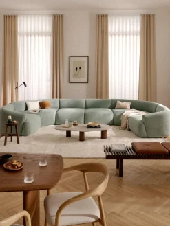 Westwing Collection Sofá rinconera modular grande Sofia