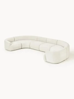 Westwing Collection Sofá rinconera modular grande Sofia Off W