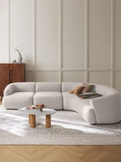 Westwing Collection Sofá rinconera modular Sofia (4 plazas)