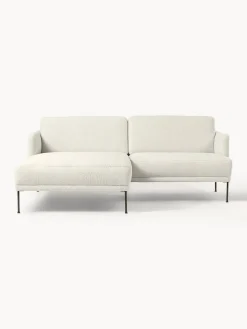 Westwing Collection Sofá rinconera pequeño de borreguillo Fluente