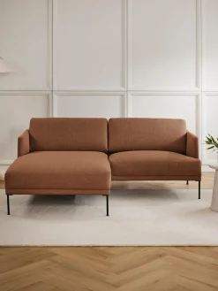 Westwing Collection Sofá rinconera pequeño Fluente