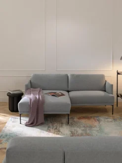 Westwing Collection Sofá rinconera pequeño Fluente