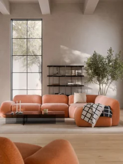 Westwing Collection Sofá rinconera Wolke (4 plazas)