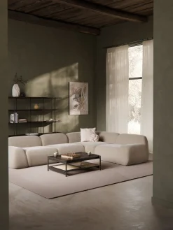 Westwing Collection Sofá rinconera Wolke (4 plazas)