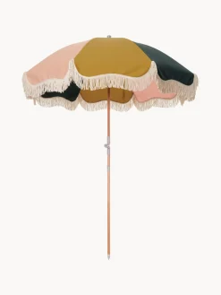 Business & Pleasure Sombrilla con flecos plegable Retro, Ø 180 cm^ Sombrillas|Sombrillas