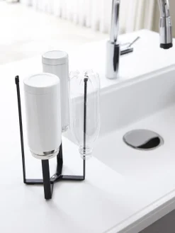 Yamazaki Soporte de cocina multifuncional de metal plegable Tower