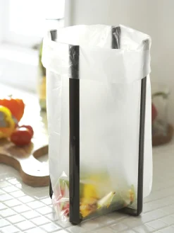 Yamazaki Soporte de cocina multifuncional de metal plegable Tower