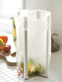 Yamazaki Soporte de cocina multifuncional de metal plegable Tower