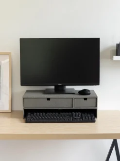 Bigso Box of Sweden Soporte para monitor con cajones Ted