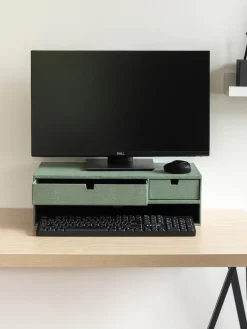 Bigso Box of Sweden Soporte para monitor con cajones Ted