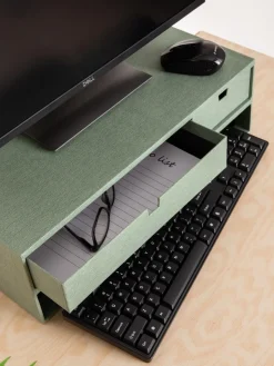 Bigso Box of Sweden Soporte para monitor con cajones Ted