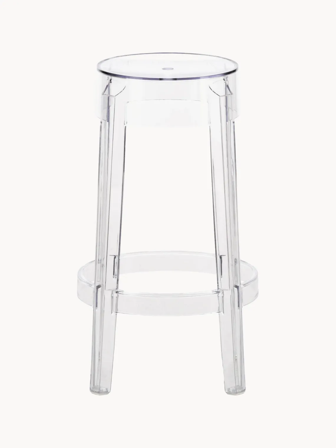 Kartell Taburete alto Charles Ghost