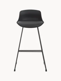 Taburete alto de cuero sintético Tina, 2 uds.