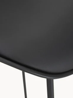 Taburete alto de cuero sintético Tina, 2 uds.