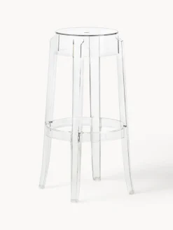 Kartell Taburete alto de diseño Charles Ghost