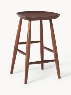 Westwing Collection Taburete alto de madera de mango Nino